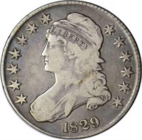 1829 BUST HALF DOLLAR - VG/F