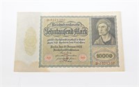 GERMANY - 1922 10,000 MARK HYPERINFLATION NOTE