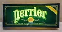 Lighted Perrier Sparkling Water Advertising Sign