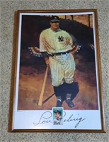 Lou Gehrig New York Yankees USPS 1989 Poster