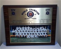 1984 World Series Champion Detroit Tigers Wall