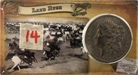 1883O Morgan Silver Dollar "Land Rush Tribute to