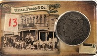 1900O Morgan Silver Dollar "Wells Fardo & Co.