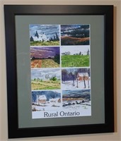 Rural Ontario Signed Watercolor Painting by Edward