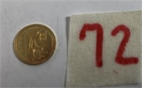 2016 Samoa .5 Grams $1 Route 66 Gold Coin