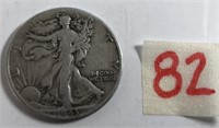 1943D Walking Liberty Silver Half Dollar