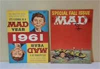 Vintage Mad Magazine Lot 1961 Issues #2