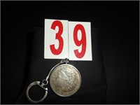 1921 Morgan Silver Dollar Keychain