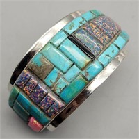 SOUTHWESTERN STERLING SILVER CHUNKY TURQUOISE
