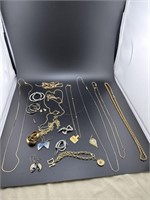 Gold tone, jewelry, and silver tone jewelry