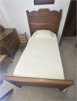 Antique Oak  Bed