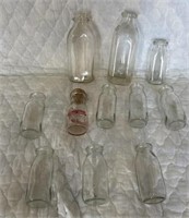 Vintage glass, milk, jugs