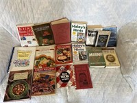 Vintage, dictionary, vintage cookbooks
