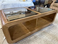 Mid century wooden coffee table