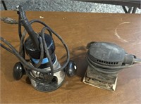 Router and sander