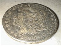 1900 - O Morgan US Silver Dollar Coin
