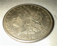 1921 - S US Morgan Silver Dollar Coin