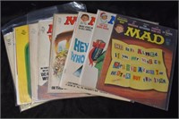 8 Mad Magazines 1960's & 1970's  #'s 72, 125, 133,