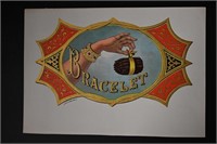 Bracelet Vintage Cigar Label Stone Lithograph Art