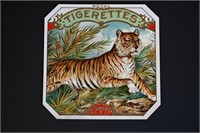 Royal Tigerettes Vintage Cigar Label Stone Lithogr