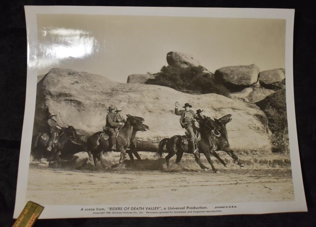 1941 8x10 "RIDERS OF DEATH VALLEY" Movie Promo Sti