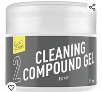 CLICK CLEAN Cleaning Gel for Cars 7oz - READ!