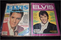 7 Vintage 1980's Magazines about Elvis Presley
