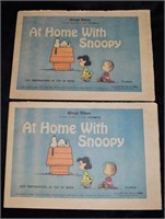 Chicago Tribune "At Home With Snoopy" 1968 Newspap