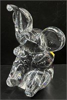 Daum Crystal Glass Elephant Figure