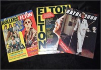 4 Elton John Magazines from the 1970's
