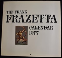 FRANK FRAZETTA 1977 PEACOCK PRESS CALENDAR