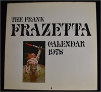FRANK FRAZETTA 1978 PEACOCK PRESS CALENDAR