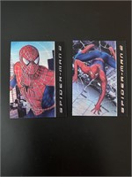 Spider-man marvel 3-d cards - 2 cards