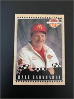 Dale Earnhardt NASCAR card McDonald’s