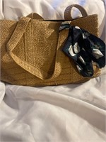 NWOT- Draper James straw handbag
