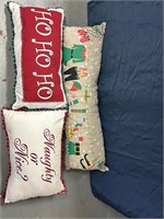 Christmas Pillow Collection (3) Various Sizes