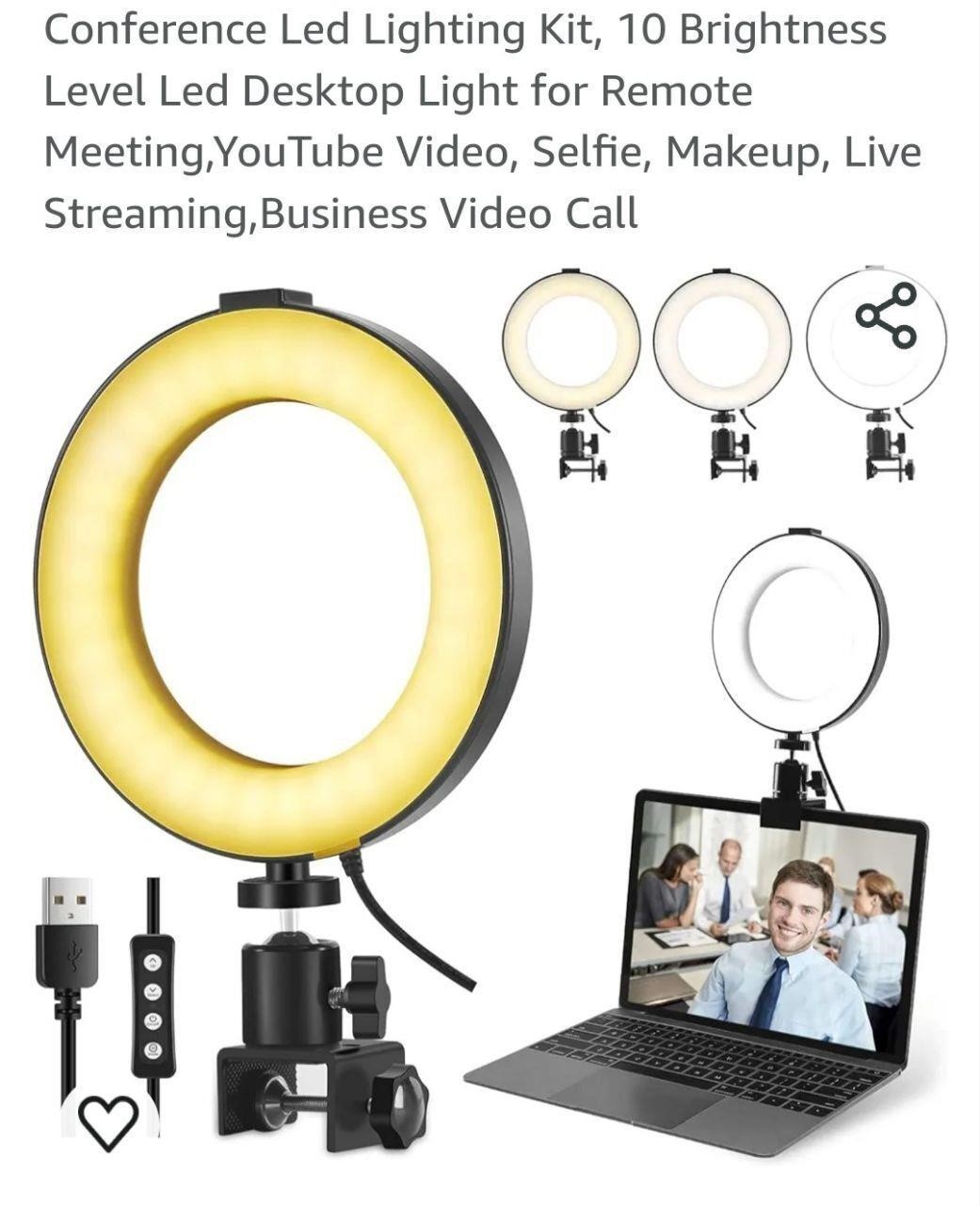 6" Dimmable LED Ring Light, Photography, Video