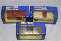 ROAD TRACK POWER RACER SET OF 3 RED/WHITE/GRAY