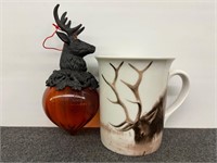 Yellowstone Park Stag Mug and Ornament