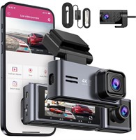 Retail$270 3 Channel Dash Cam