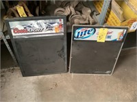 MILLER LIGHT & COORS LIGHT LIGHTED MESSAGE BOARDS