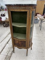 Vintage Display Cabinet (center glass missing)