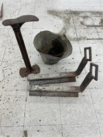 Andiron / Cobblers Tool / Coal Bucket