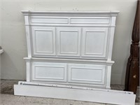 White Queen Bed Frame w/ Rails