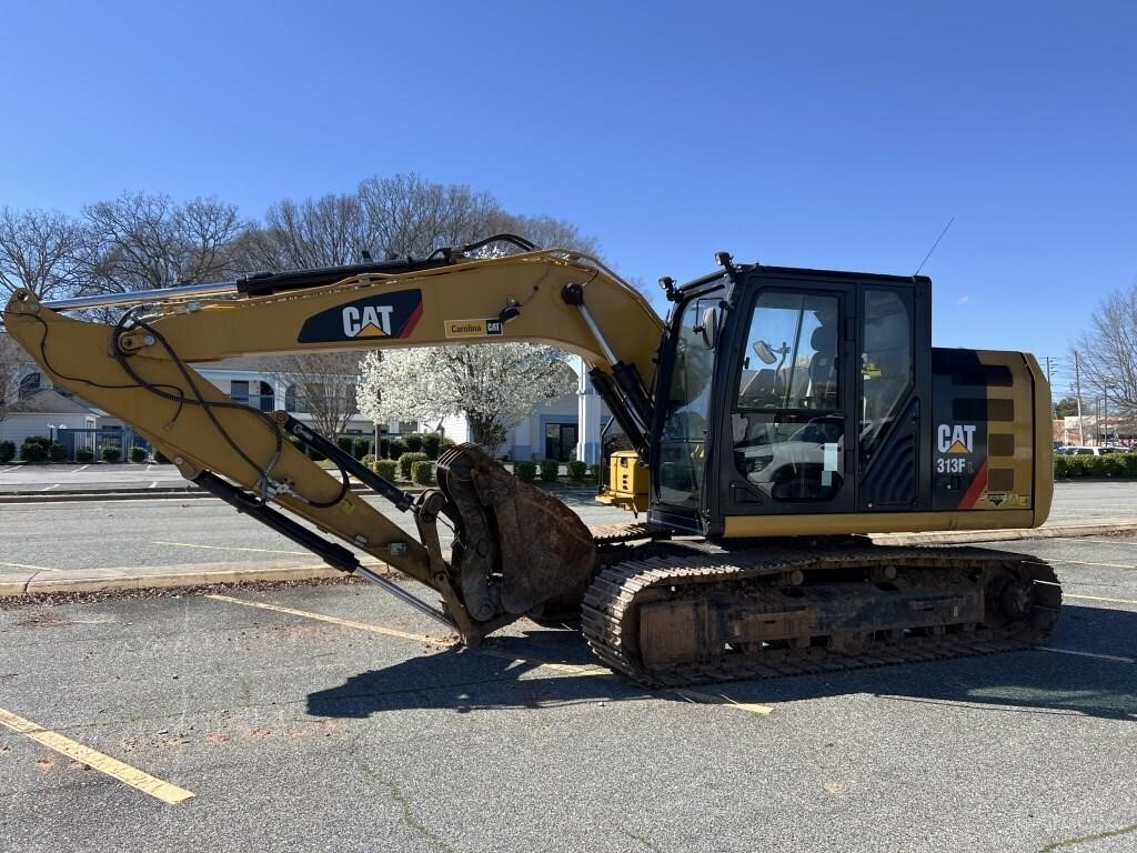 2019 CAT 313FL Excavator (fire damage)