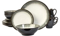 Stoneware Dinnerware Set 16-Pieces