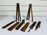 Vintage Wooden Tri-Pods & Related Items