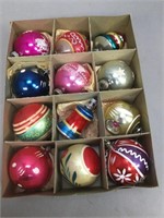 Vintage Glass Christmas ornaments
