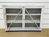 Painted General Store Pastry Cabinet