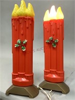 Plastic Blowmold Light Up Candles